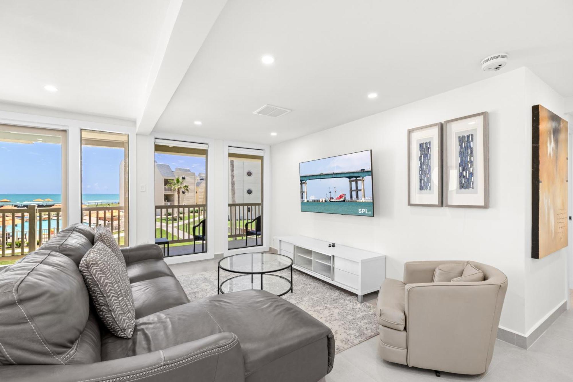 New Stunning Ocean-View Beachfront Resort, Heated Pool! South Padre Island Eksteriør bilde